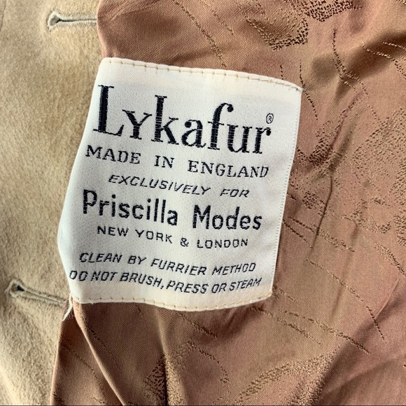 Vintage Lykafur size 16 faux fur coat - Picture 4 of 8